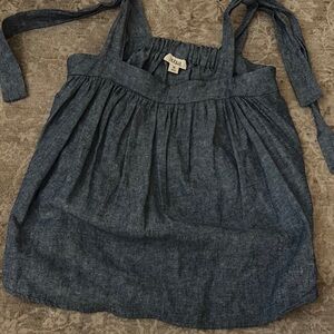 Mali Blue Sleeveless Top